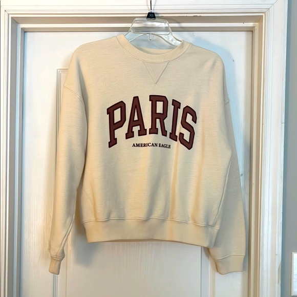 American Eagle Paris crewneck sweatshirt NWOT - Picture 1 of 6